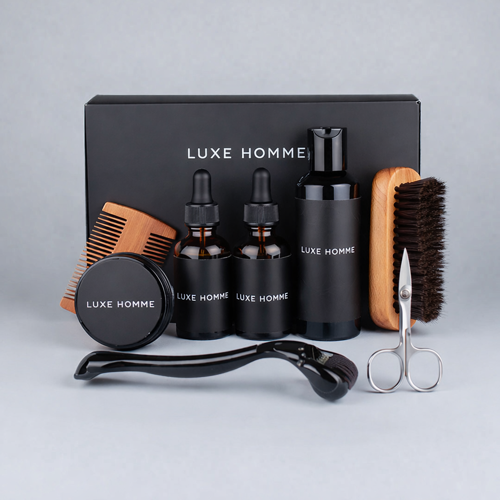 Kit Completo de Cuidado de Barba